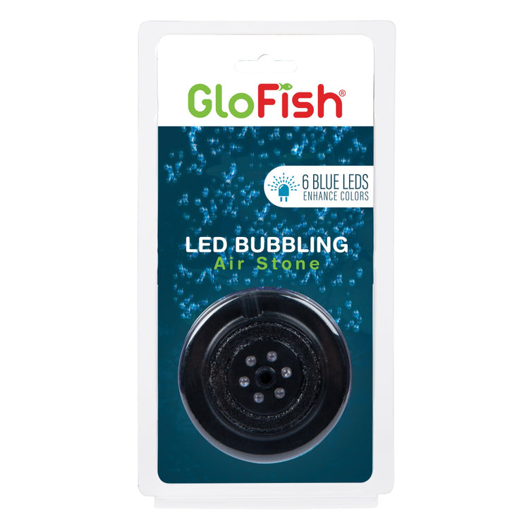 GloFish LED Round Bubbling Air Stone Bubbler