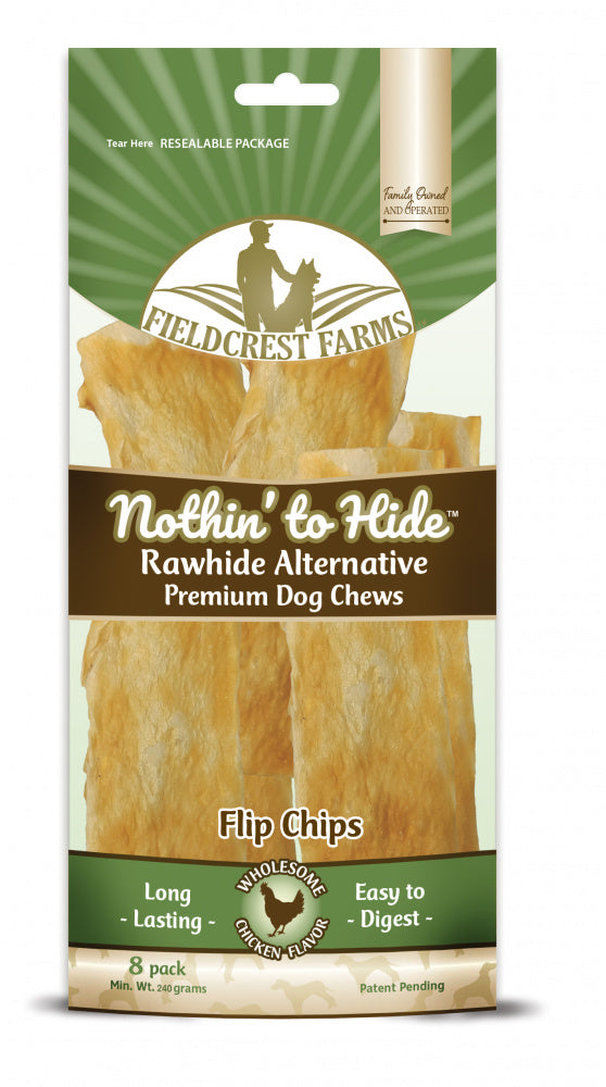 Fieldcrest Farms Nothin' to Hide Flip Chips Chicken Dog Chews