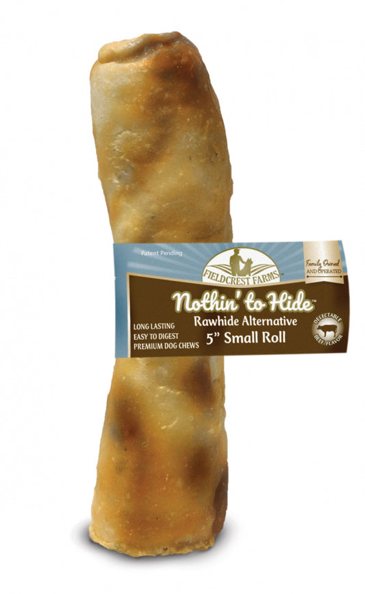 Fieldcrest Farms Nothin' to Hide Small Roll Beef Dog Chews