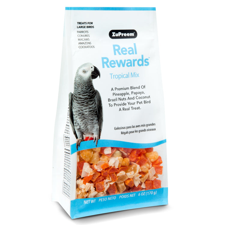 Zupreem Real Rewards Tropical Mix Treat for Parrots and Conures