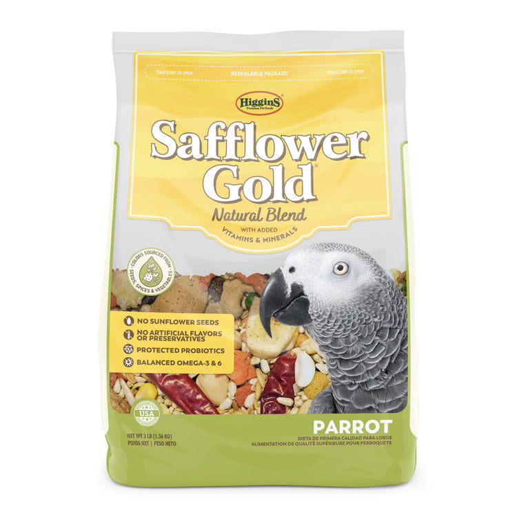 Higgins Safflower Gold Parrot Food