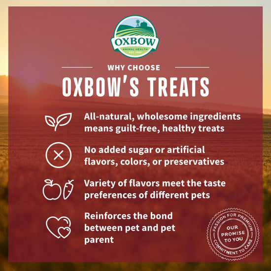 Oxbow Animal Health Simple Rewards Baked Treats with Bell Pepper