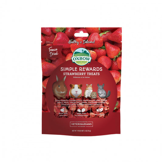 Oxbow Animal Health Simple Rewards Strawberry Treats