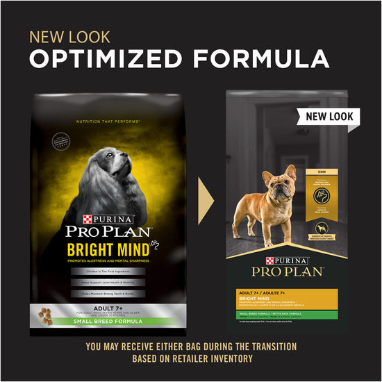 Purina Pro Plan Cognitive Health Small Breed Senior Chicken & Rice Formula Dry Dog Food