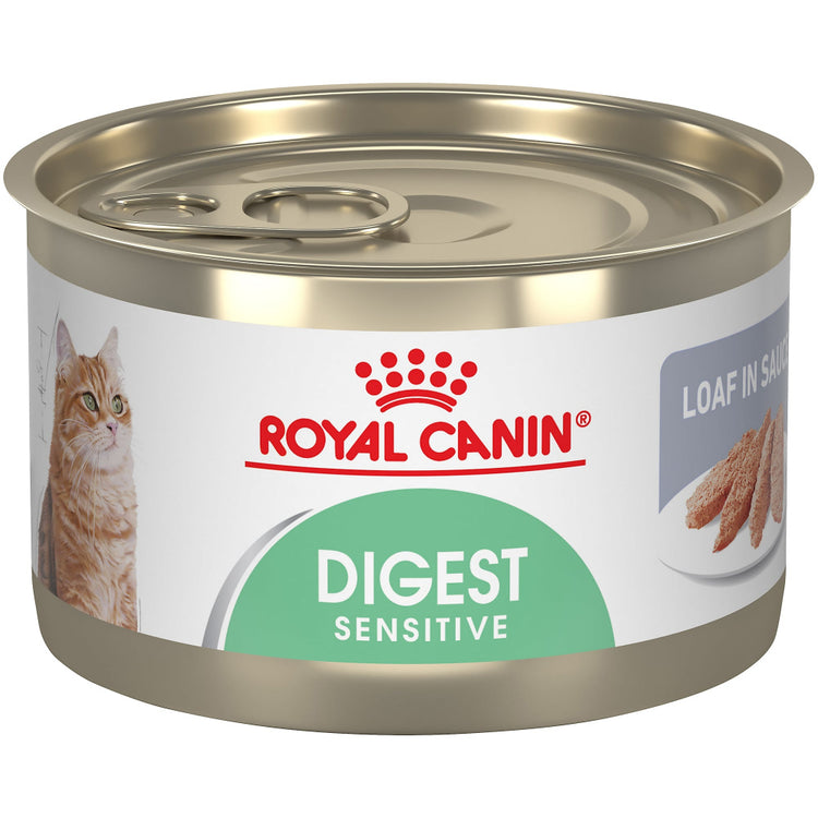 Royal Canin Feline Care Nutrition Digest Sensitive Loaf In Sauce Canned Cat Food