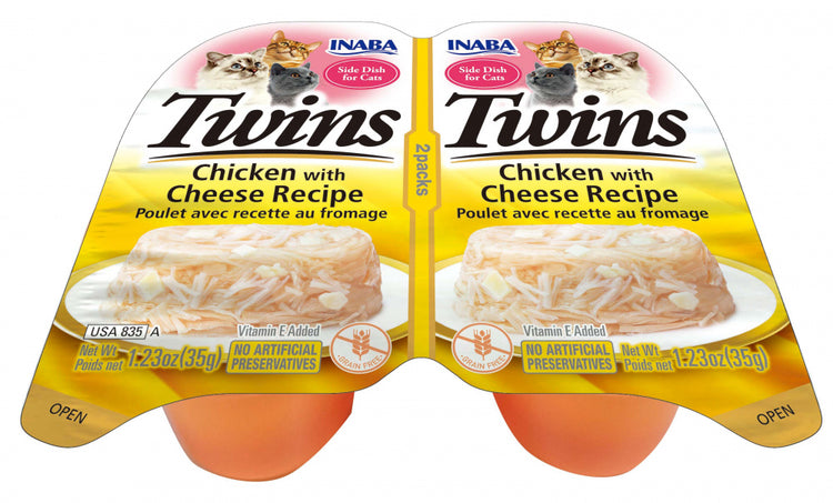 Inaba Cat Twin Cups Chicken With Cheese Recipe Cat Food Topper