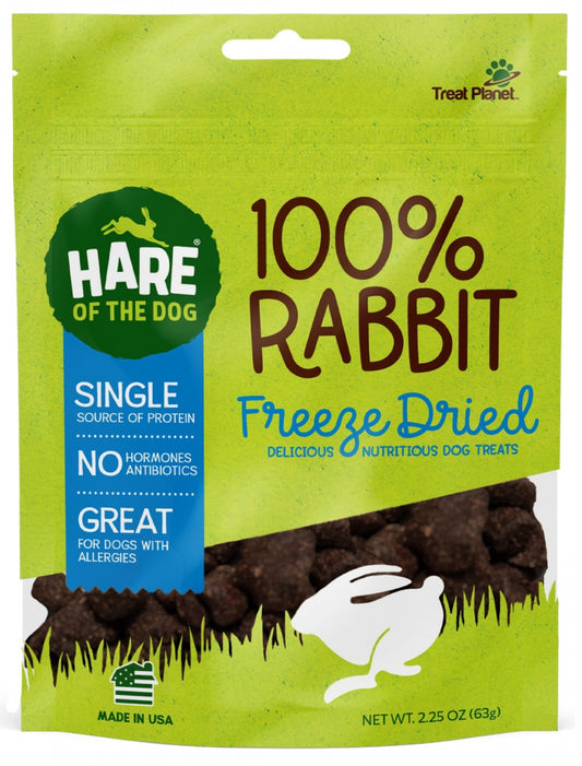 Hare of the Dog 100% Rabbit Freeze Dried Treats Dog Treats