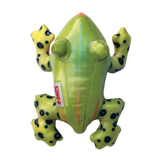 KONG Shieldz Tropics Frog Dog Toy