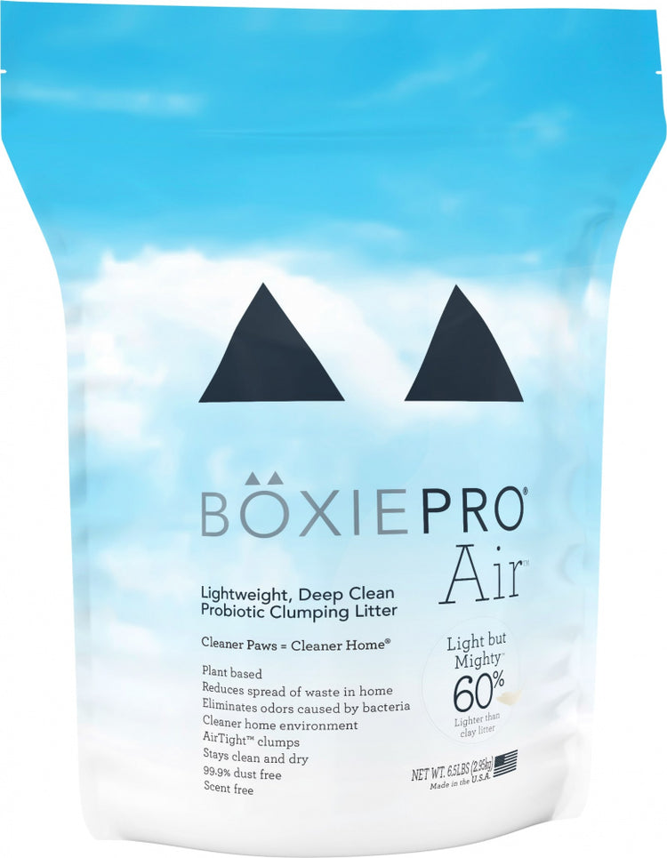 BoxiePro Air Lightweight Deep Clean Probiotic Clumping Litter
