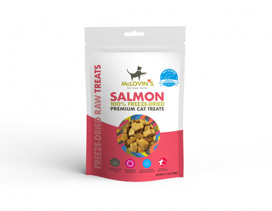McLovin's 100% Freeze-Dried Salmon Premium Cat Treats