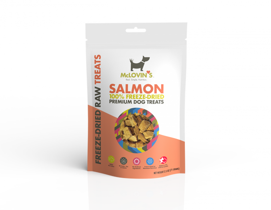 McLovin's 100% Freeze-Dried Salmon Premium Dog Treats