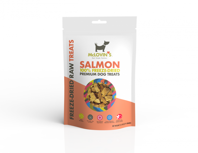 McLovin's 100% Freeze-Dried Salmon Premium Dog Treats
